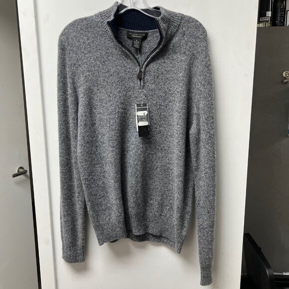 NWT Bloomingdale's Cashmere Half-Zip Sweater
